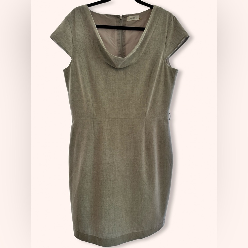 Calvin Klein cap sleeve dress